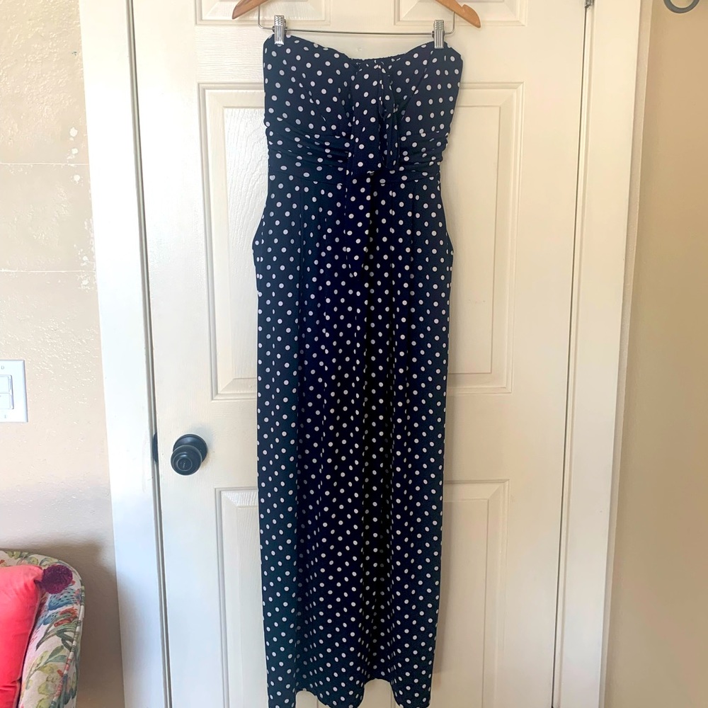 Pokadot long dress